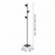 EGLO CARTAGENA 390071 – lampadaire noir et brun – H 1625 mm