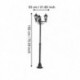 EGLO LATERNA 4 22145 – borne noir – Ø 550 mm