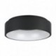 EGLO MARGHERA 2 390049 – plafonnier noir – Ø 450 mm