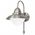 EGLO SIDNEY 87105 – applique extérieure inox avec détecteur – Ø 270 mm