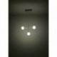 EGLO PAZ 390177 – suspension noir et laiton brossé – H 1500 mm