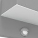 EGLO AZZINANO 97159 – applique extérieure argenté avec détecteur – H 115 mm