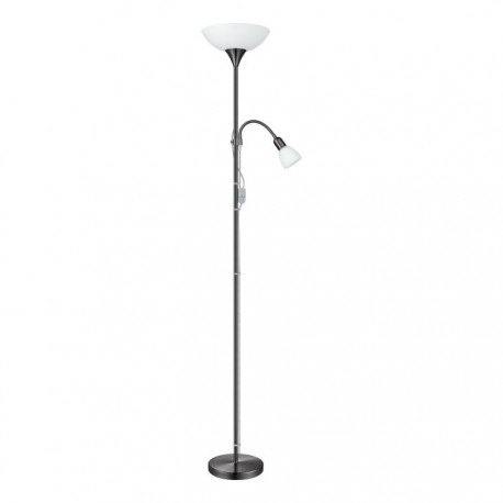 EGLO UP 2 93917 – lampadaire nickel noir – Ø 275 mm