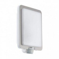 EGLO MUSSOTTO 97218 – applique extérieure inox et blanc avec détecteur – H 305 mm