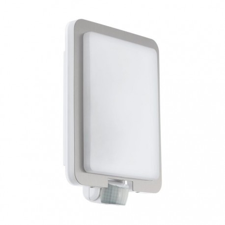 EGLO MUSSOTTO 97218 – applique extérieure inox et blanc avec détecteur – H 305 mm