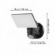 EGLO PAGINO 98178 – projecteur extérieur noir avec détecteur – H 260 mm
