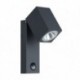 EGLO SAKEDA 96287 – applique extérieure anthracite avec détecteur – H 170 mm