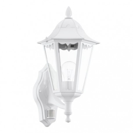 EGLO NAVEDO 93447 – applique extérieure blanc avec détecteur – H 425 mm