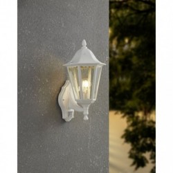 EGLO NAVEDO 93447 – applique extérieure blanc avec détecteur – H 425 mm