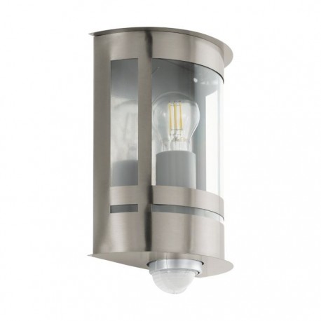 EGLO TRIBANO 97284 – applique extérieure inox avec détecteur – H 260 mm