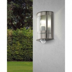 EGLO TRIBANO 97284 – applique extérieure inox avec détecteur – H 260 mm