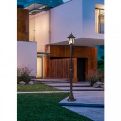 EGLO NAVEDO 93464 – borne noir et argent patiné – Ø 230 mm