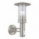 EGLO LISIO 30185 – applique extérieure inox avec détecteur – Ø 105 mm