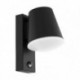 EGLO CALDIERO 97451 – applique extérieure anthracite avec détecteur – H 240 mm
