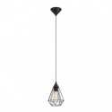 EGLO TARBES 94187 – suspension noir – Ø 175 mm