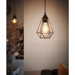 EGLO TARBES 94187 – suspension noir – Ø 175 mm