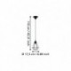 EGLO TARBES 94187 – suspension noir – Ø 175 mm