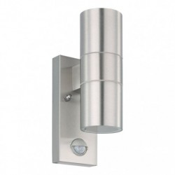 EGLO RIGA 5 32898 – applique extérieure inox avec détecteur – H 215 mm