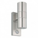 EGLO RIGA 5 32898 – applique extérieure inox avec détecteur – H 215 mm