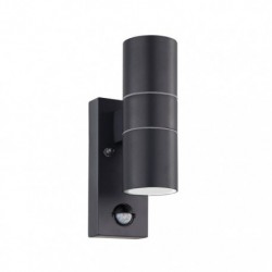 EGLO RIGA 5 32899 – applique extérieure anthracite avec détecteur – H 215 mm