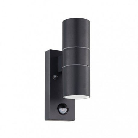 EGLO RIGA 5 32899 – applique extérieure anthracite avec détecteur – H 215 mm