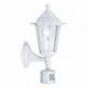 EGLO LATERNA 5 22464 – applique extérieure blanc avec détecteur – H 360 mm