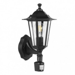 EGLO LATERNA 4 22469 – applique extérieure noir avec détecteur – H 360 mm