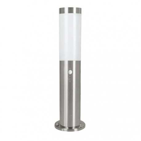 EGLO HELSINKI 83279 – borne inox avec détecteur – Ø 75 mm