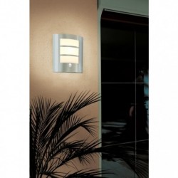 EGLO CITY 88142 – applique extérieure inox avec détecteur – H 260 mm