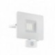 EGLO FAEDO 3 33158 – projecteur extérieur blanc avec détecteur – H 190 mm