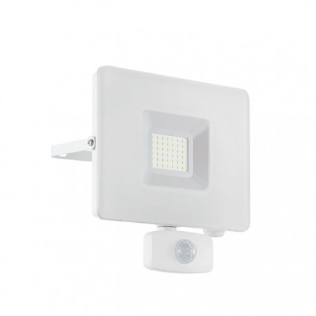 EGLO FAEDO 3 33158 – projecteur extérieur blanc avec détecteur – H 190 mm
