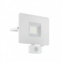 EGLO FAEDO 3 33158 – projecteur extérieur blanc avec détecteur – H 190 mm