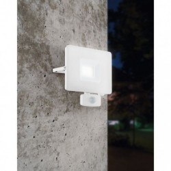 EGLO FAEDO 3 33158 – projecteur extérieur blanc avec détecteur – H 190 mm
