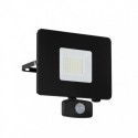 EGLO FAEDO 3 97462 – projecteur extérieur noir avec détecteur – H 190 mm