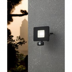 EGLO FAEDO 3 97462 – projecteur extérieur noir avec détecteur – H 190 mm