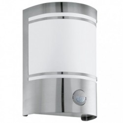 EGLO CERNO 30192 – applique extérieure inox avec détecteur – H 190 mm