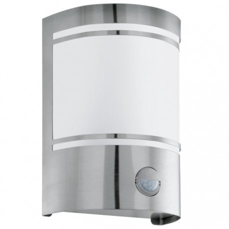 EGLO CERNO 30192 – applique extérieure inox avec détecteur – H 190 mm