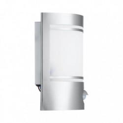 EGLO CERNO 30192 – applique extérieure inox avec détecteur – H 190 mm