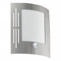 EGLO CITY 88144 – applique extérieure inox avec détecteur – H 260 mm