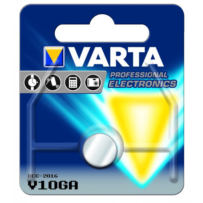 Varta Pile bouton V10GA-LR54 (LR1130) - VARTA V10GA/4274 LR54 sur