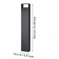 EGLO DONINNI 1 98272 – borne anthracite – H 800 mm