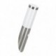 EGLO HELSINKI 83278 – applique extérieure inox avec détecteur – Ø 75 mm
