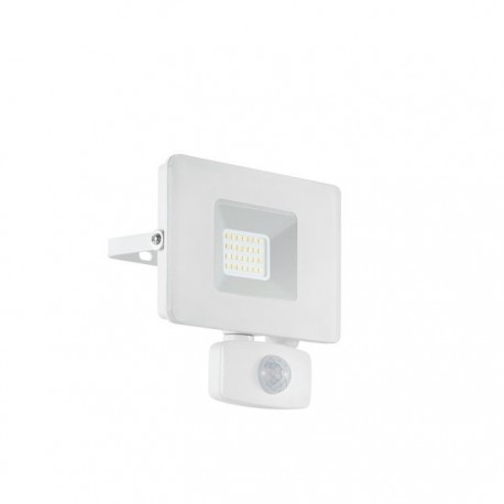 EGLO FAEDO 3 33157 – projecteur extérieur blanc avec détecteur – H 140 mm