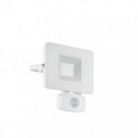 EGLO FAEDO 3 33157 – projecteur extérieur blanc avec détecteur – H 140 mm