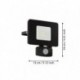 EGLO FAEDO 3 97461 – projecteur extérieur noir avec détecteur – H 140 mm