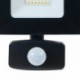 EGLO FAEDO 3 97461 – projecteur extérieur noir avec détecteur – H 140 mm
