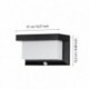 EGLO UTRERA 48968 – luminaire solaire noir avec détecteur – H 120 mm