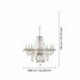 EGLO BASILANO 39093 – suspension chrome – Ø 820 mm