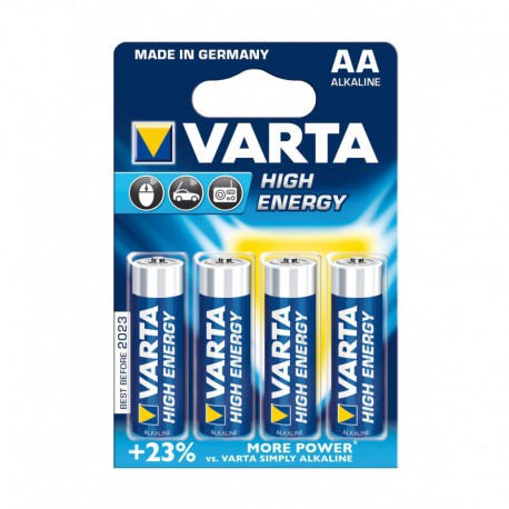 Varta High Energy Piles Alcalines AA LR06 x 4