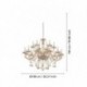 EGLO BASILANO 39095 – suspension chrome – Ø 1000 mm